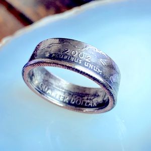 2002 OHIO Quarter Dollar Coin Ring